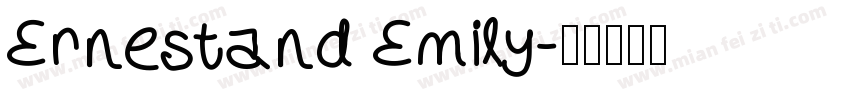 Ernestand Emily字体转换